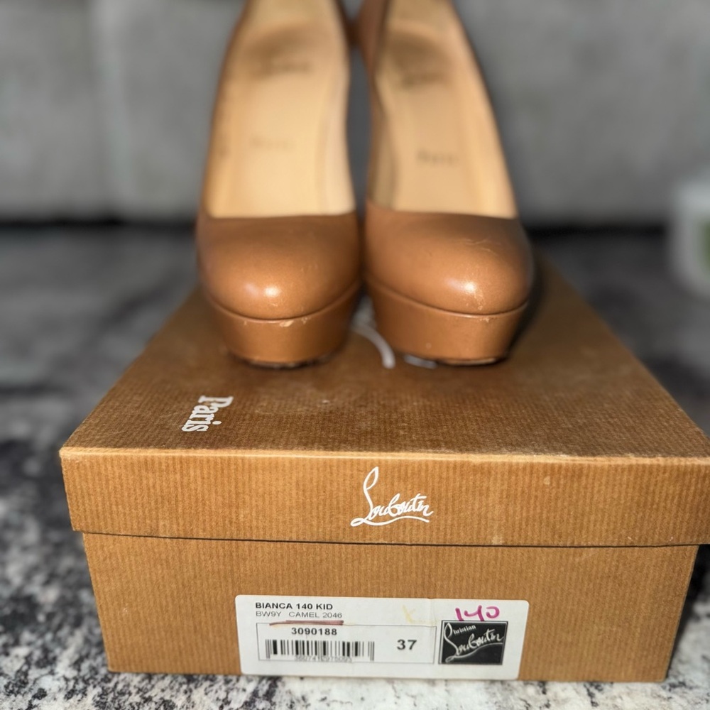 Christian Louboutin Brown Heels